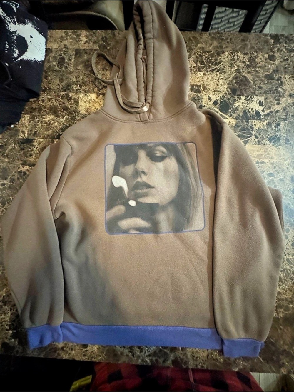 Taylor Swift Midnights Living In A Dream Brown Hoodie Living In A Dream Hoodie